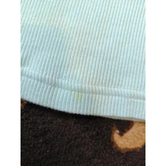 Vintage Curve Woman Blue Ribbed Sequin Butterfly Tee 2X - Picture 7 of 11